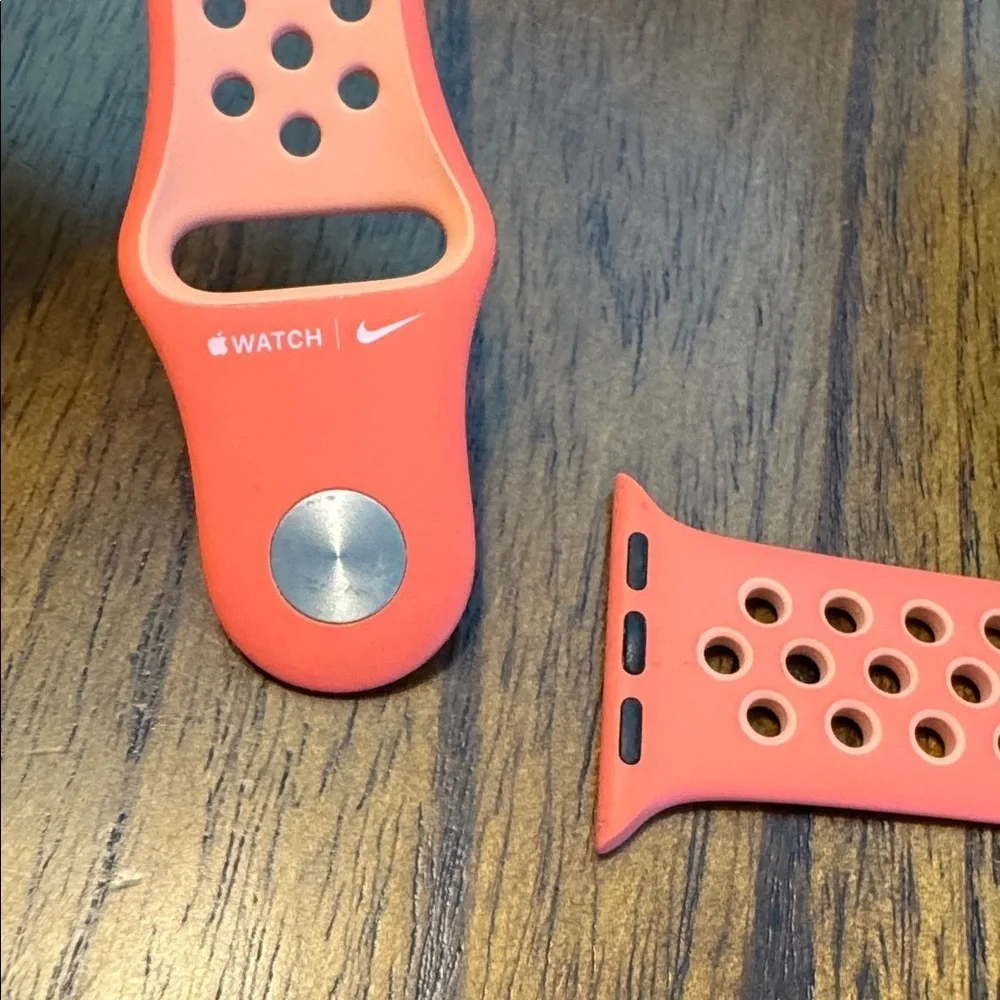 38mm 40mm Salmon Silicone Watch Band for Apple Watch